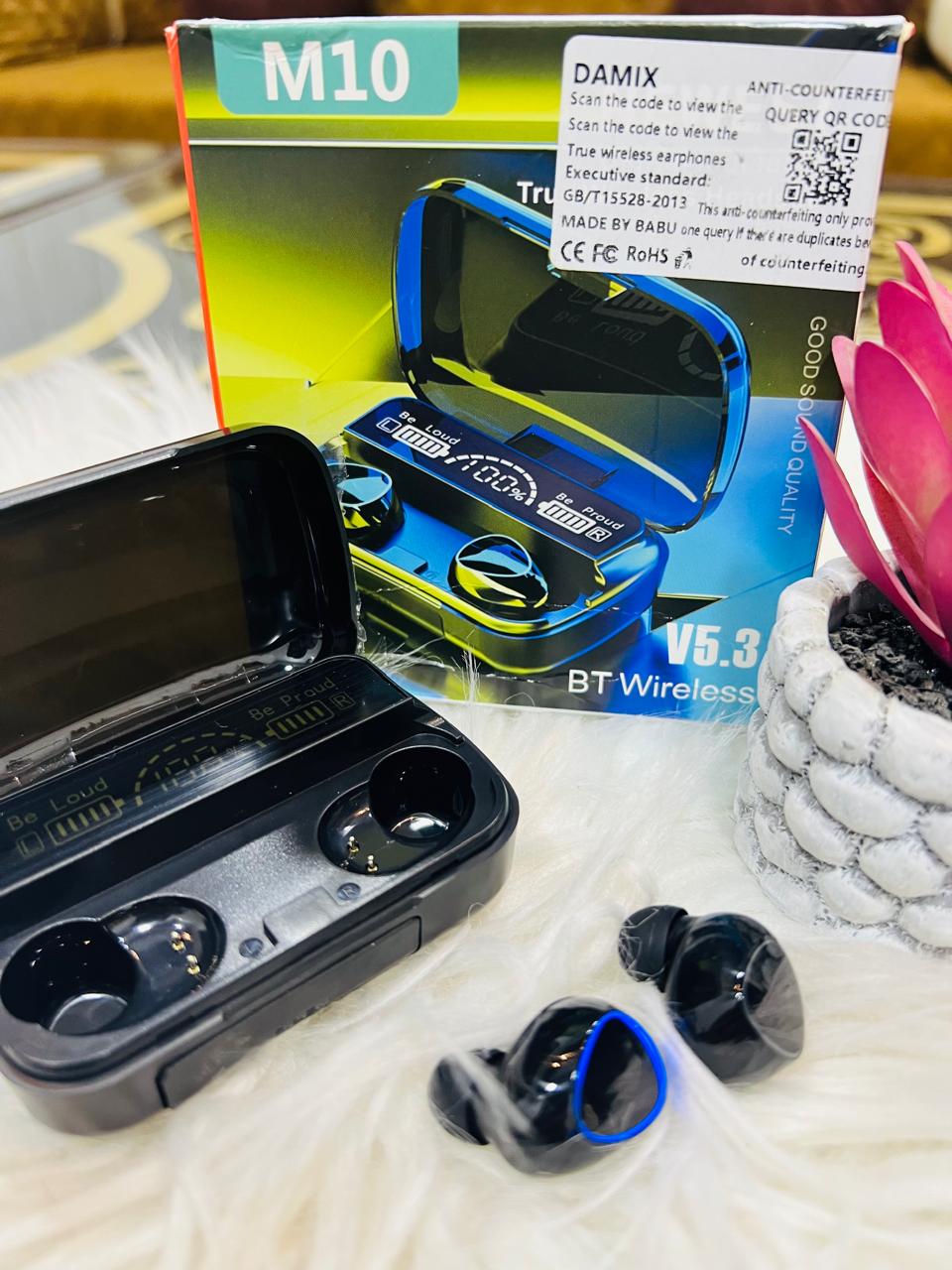 M1O TWS WIRELESS BLUETOOTH EARBUDS WITH POWERBANK  | 7DAYS BATTERY🎁 Use code for discount